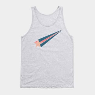 blue and orange Star fall Tank Top